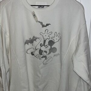 Aerie Disney Mickey Mouse Halloween Crewneck Sweatshirt XXS